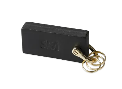 WIND AND SEA Sea Leather Key Holder "Black"