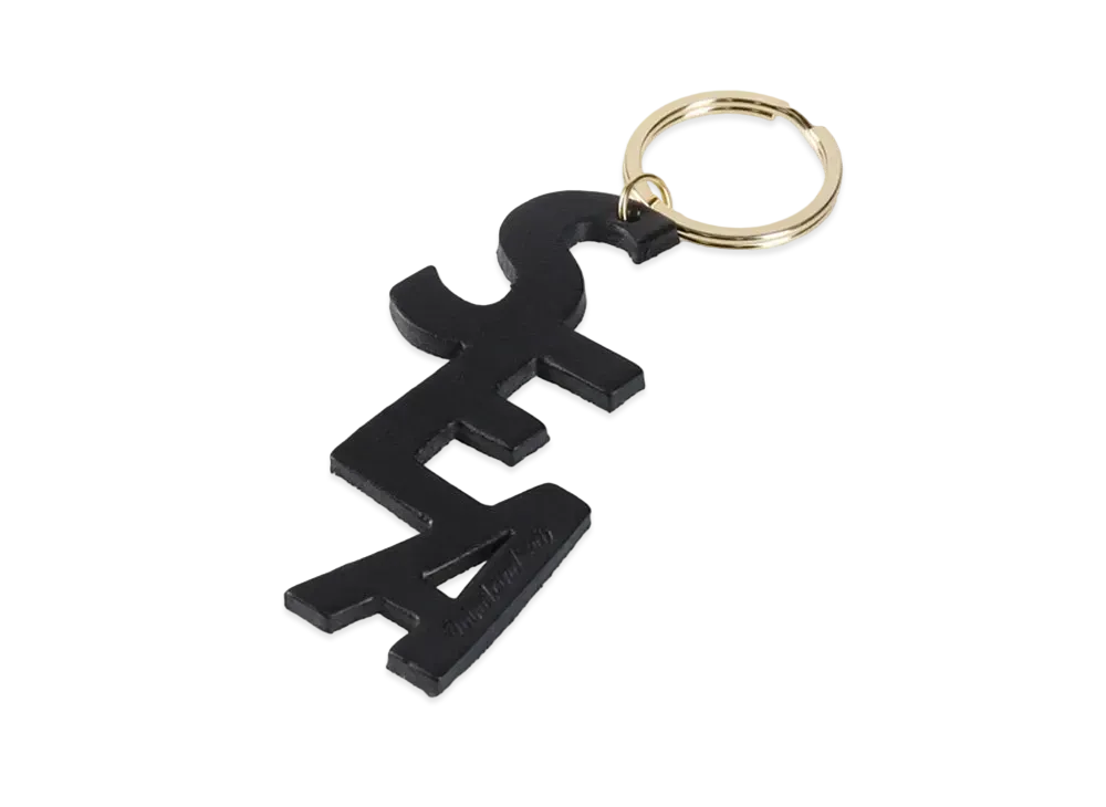 WIND AND SEA Leather (S_E_A) Key Holder "Black"