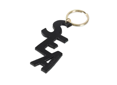 WIND AND SEA Leather (S_E_A) Key Holder "Black"