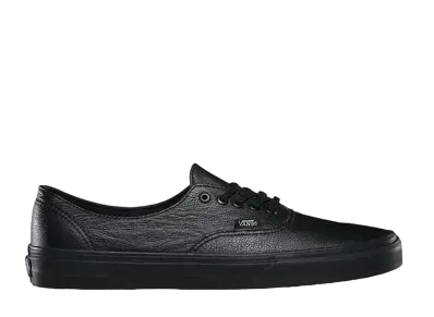 バンス オーセンティック ディーコン プレミアム レザー "ブラック"