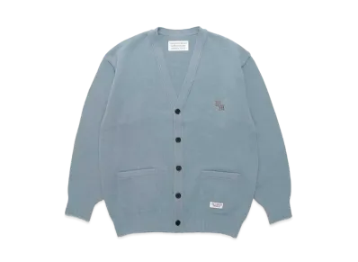 WACKO MARIA Classic Knit Cardigan "Light Blue"
