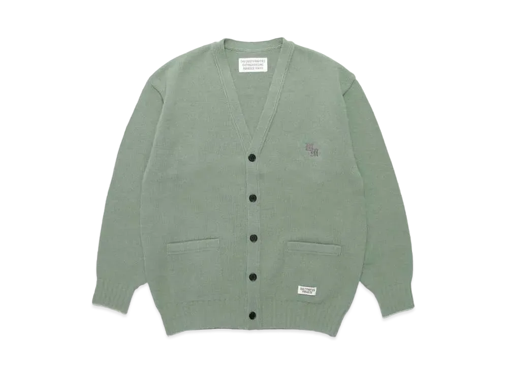 WACKO MARIA Classic Knit Cardigan "Mint"