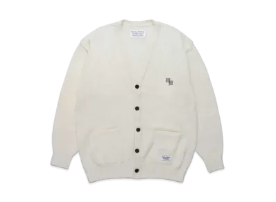 WACKO MARIA Classic Knit Cardigan "White"
