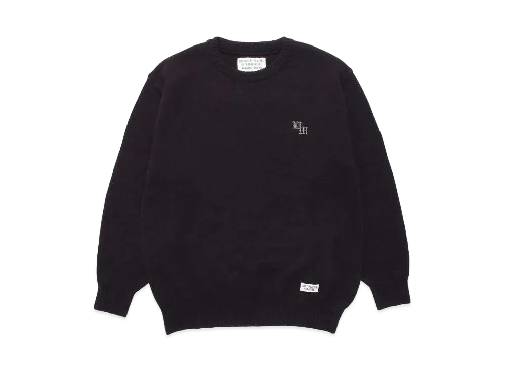 WACKO MARIA Classic Knit Sweater "Charcoal"