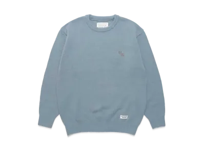 WACKO MARIA Classic Knit Sweater "Light Blue"