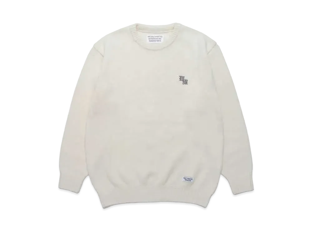 WACKO MARIA Classic Knit Sweater "White"