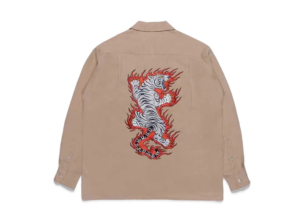 WACKO MARIA Tim Lehi / 50's Shirt "Light Beige"