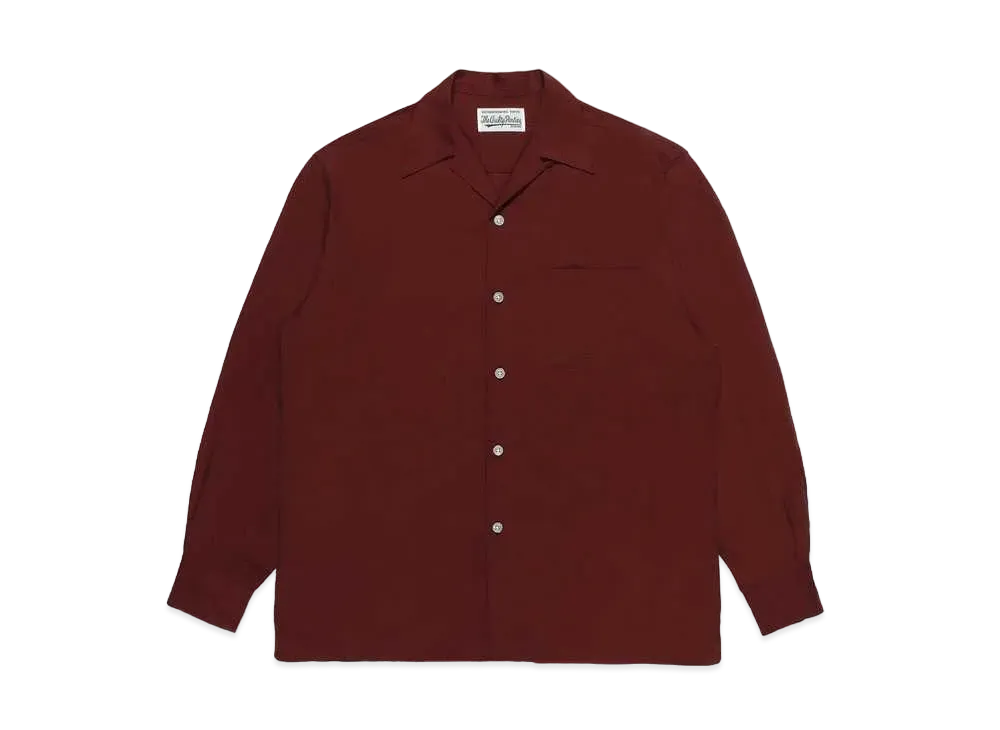 WACKO MARIA 50's Shirt "Dark Red"