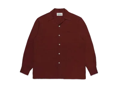 WACKO MARIA 50's Shirt "Dark Red"