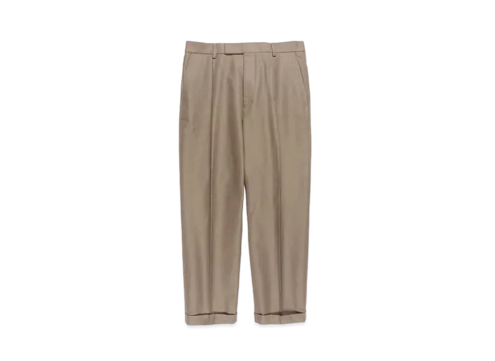 WACKO MARIA T/C Pleated Trousers (Type-2) "Beige"