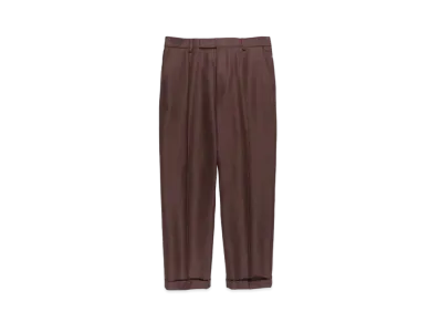 WACKO MARIA T/C Pleated Trousers (Type-2) "Brown"