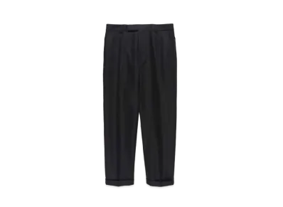 WACKO MARIA T/C Pleated Trousers (Type-2) "Black"