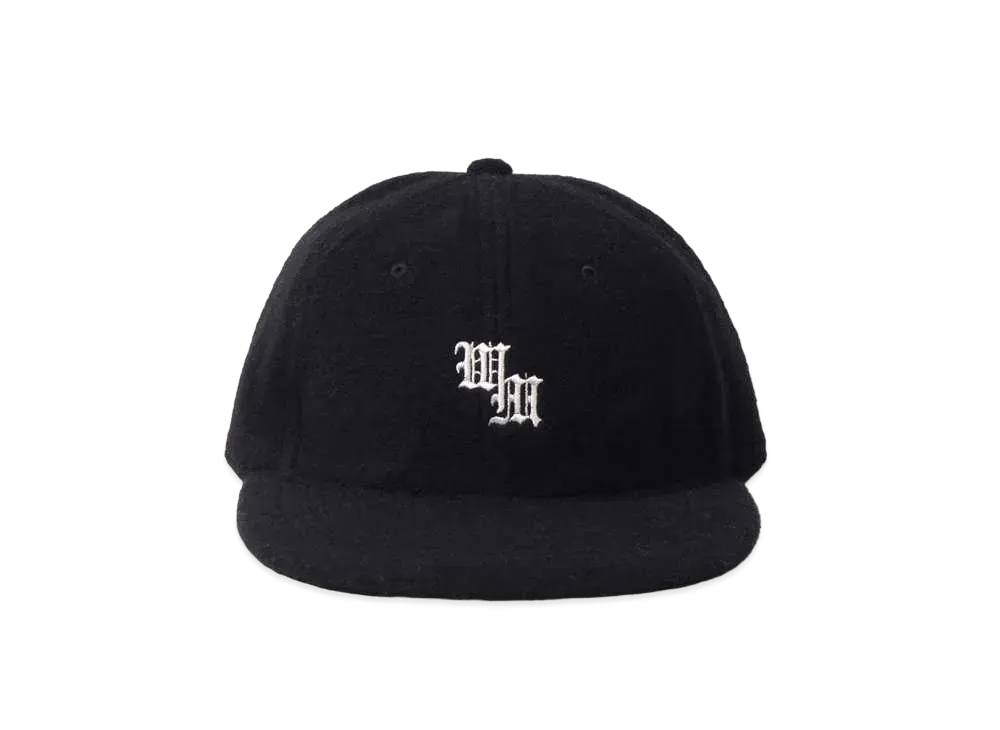 WACKO MARIA Wool 6 Panel Cap #1 "Black"