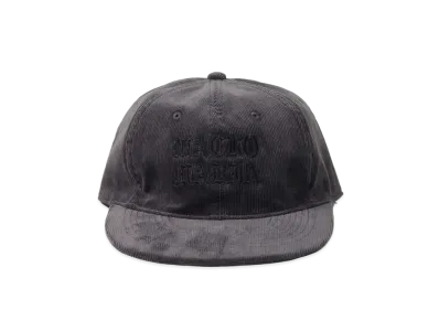 WACKO MARIA Corduroy 6 Panel Cap "Gray"