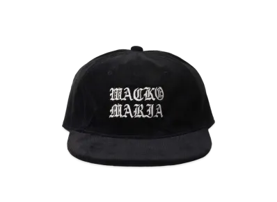WACKO MARIA Corduroy 6 Panel Cap "Black"