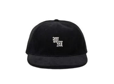WACKO MARIA Corduroy 6 Panel Cap #1 "Black"