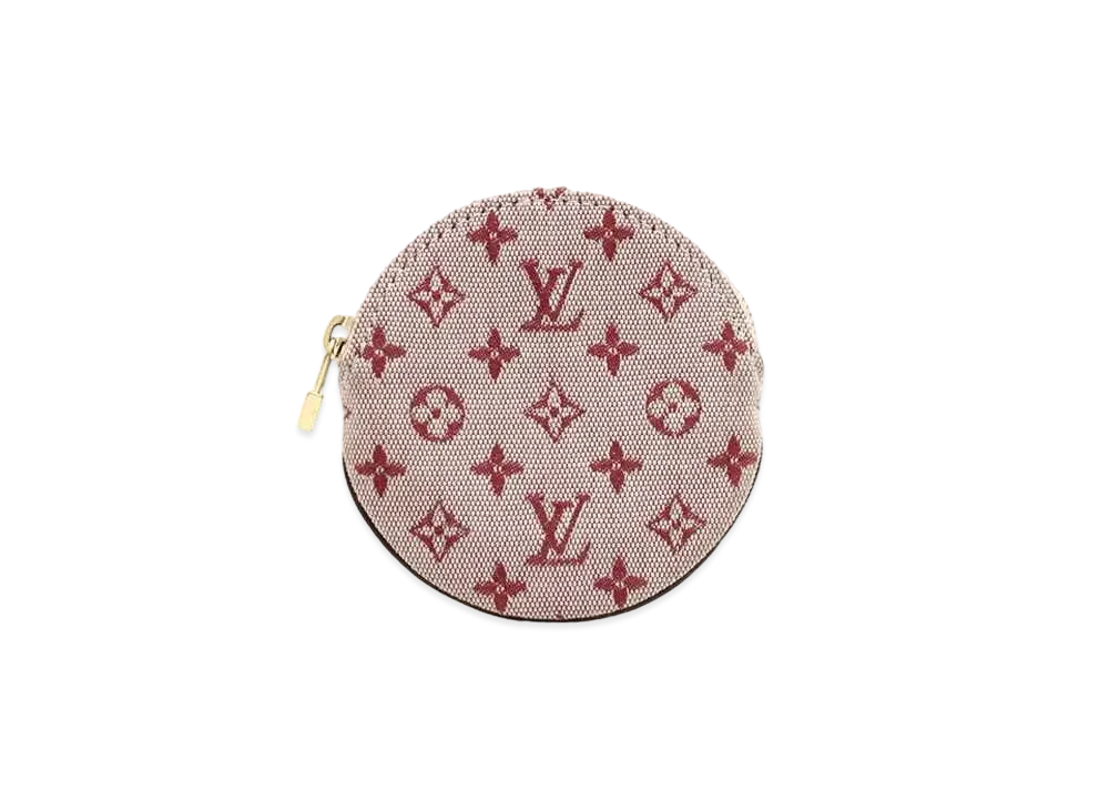 Louis Vuitton Monogram Mini Portemonnaie Rond "Cerise"