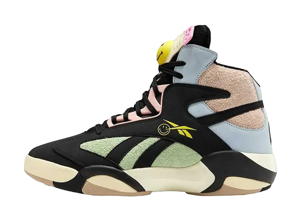 スマイリー × リーボック シャック アタック "ブラック/マルチ"