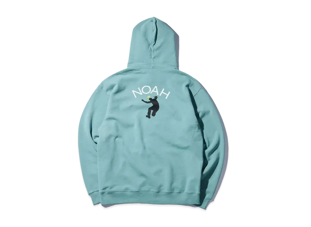 UNION NOAH Logo Lockup Big LS Hood Fleece 