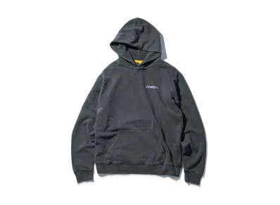 UNION NOAH Logo Lockup Big LS Hood Fleece "Black"