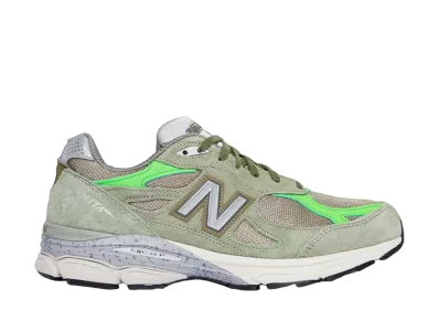 パタ × ニューバランス 990V3 キープ ユア ファミリー クローズ "オリーブ"