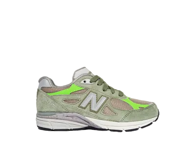 パタ × ニューバランス キッズ 990V3 キープ ユア ファミリー クローズ "オリーブ"(キッズ)