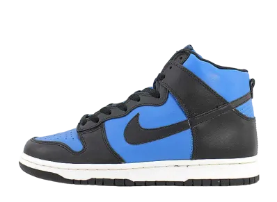 ナイキ ダンク ハイ LE "ブラック ブルー スパーク"