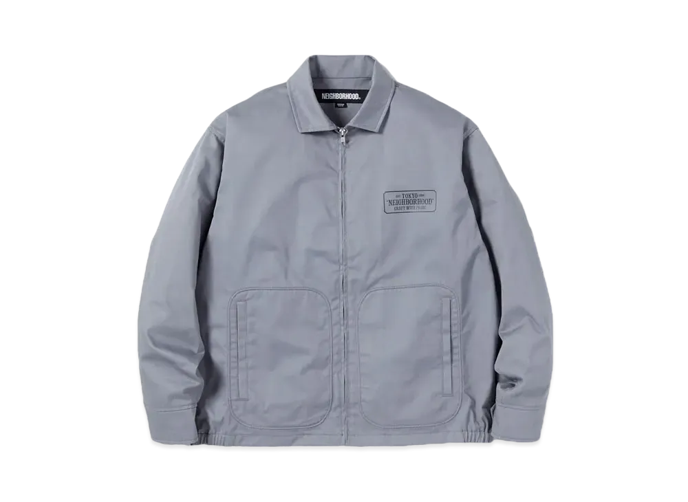 NEIGHBORHOOD Front Zip JK . EC "Gray"