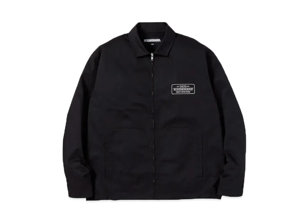 NEIGHBORHOOD Front Zip JK . EC "Black"