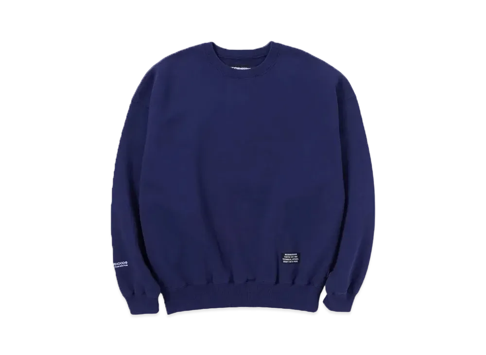 NEIGHBORHOOD SD-S Crewneck LS . CO "Navy"