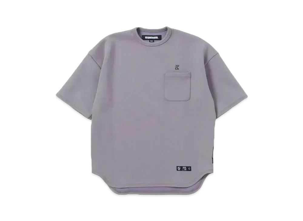 NEIGHBORHOOD Double Crewneck SS . EC "Gray"