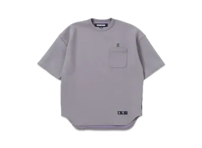 NEIGHBORHOOD Double Crewneck SS . EC "Gray"
