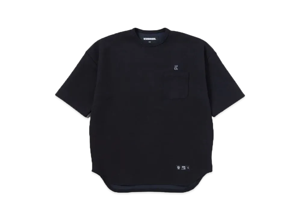 NEIGHBORHOOD Double Crewneck SS . EC "Black"