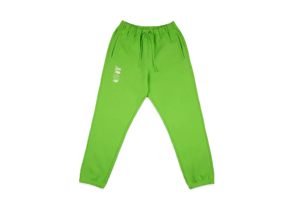 Patta × New Balance Family Jogging Pants "Fluoro Green"