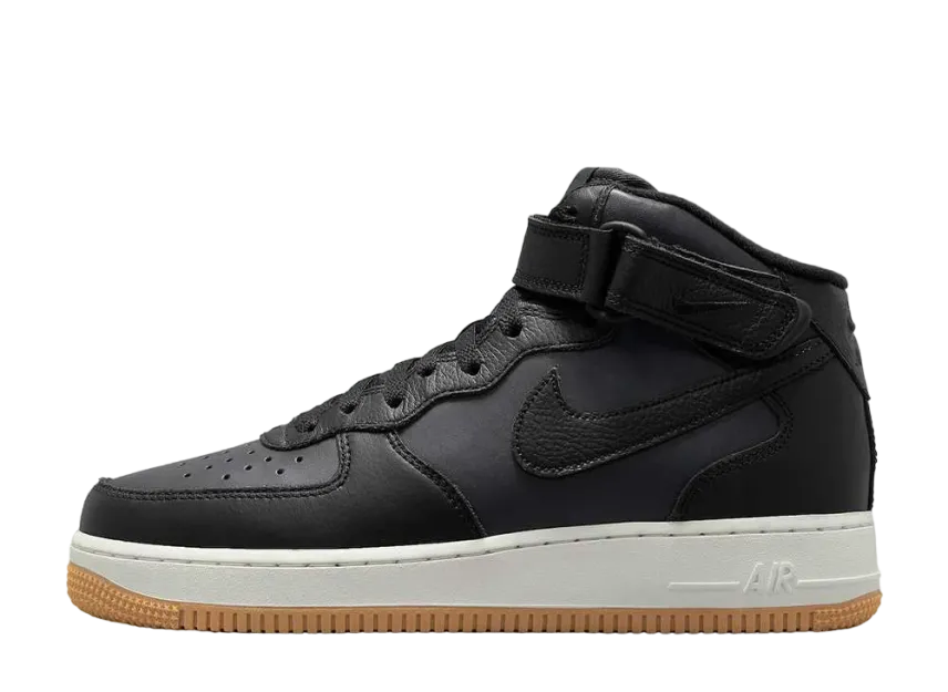 ナイキ エアフォース1 ミッド '07 LX "ブラック アンスラサイト"