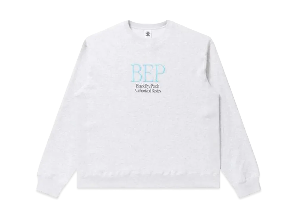 BlackEyePatch BEP OS Logo Crew Sweat "Ash"
