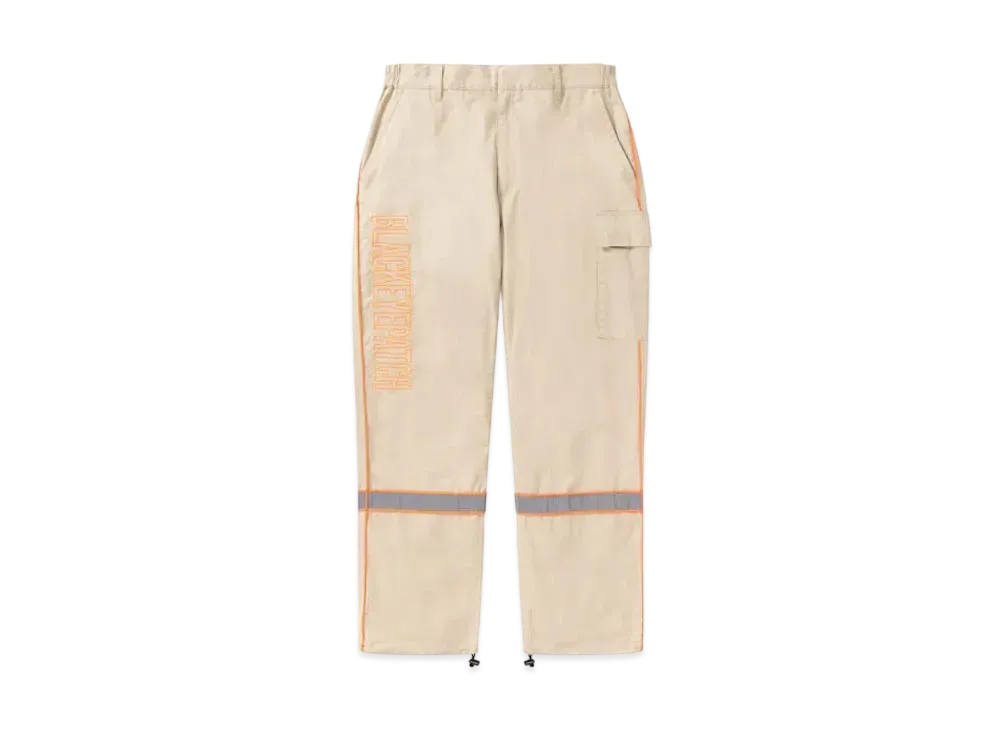 BlackEyePatch Vertical Logo Reflector Workpants "Beige"