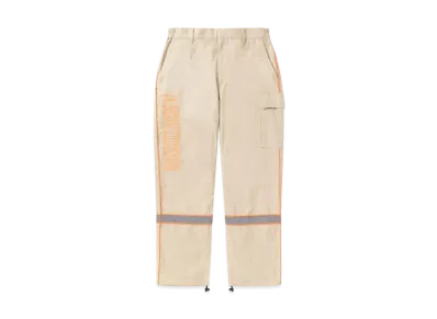 BlackEyePatch Vertical Logo Reflector Workpants "Beige"