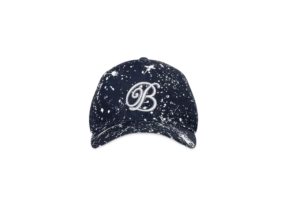 ブラックアイパッチ B エンブレム スプラッタード フレックスキャップ "ネイビー"