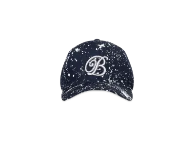 BlackEyePatch B Emblem Splattered Flexcap "Navy"