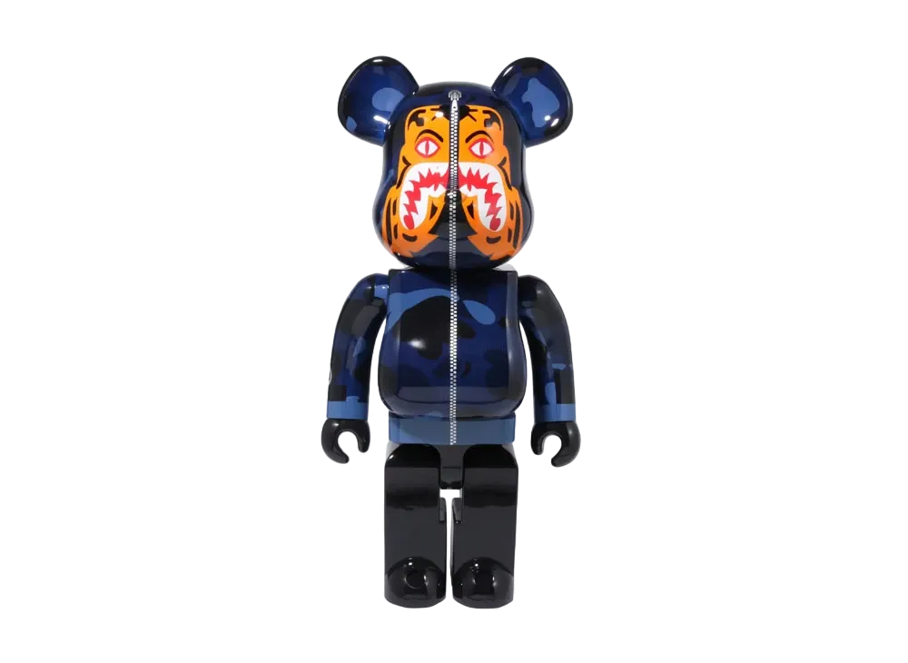 Bearbrick A BATHING APE Camo Tiger 1000%