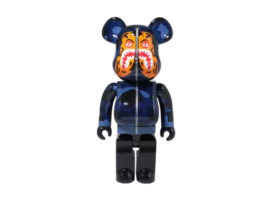 Bearbrick A BATHING APE Camo Tiger 1000%