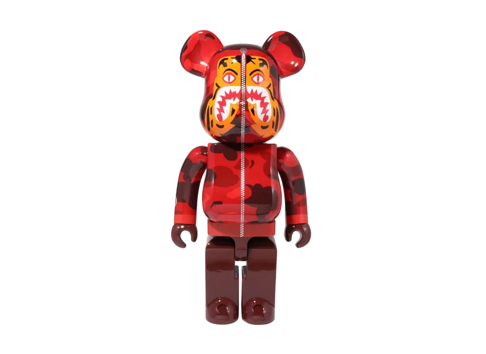 Bearbrick A BATHING APE Camo Tiger 1000%