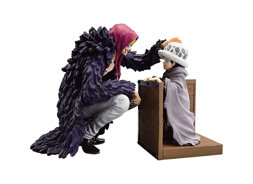 BANDAI "Ichiban Kuji" -One Piece Emotional Stories- B Prize Revible Moment-Law & Corazon-