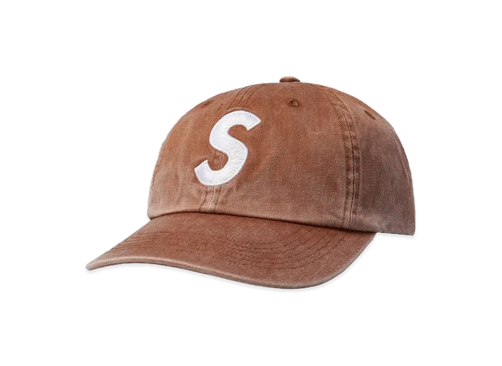 Supreme Pigment Print S Logo 6-Panel "Tan"