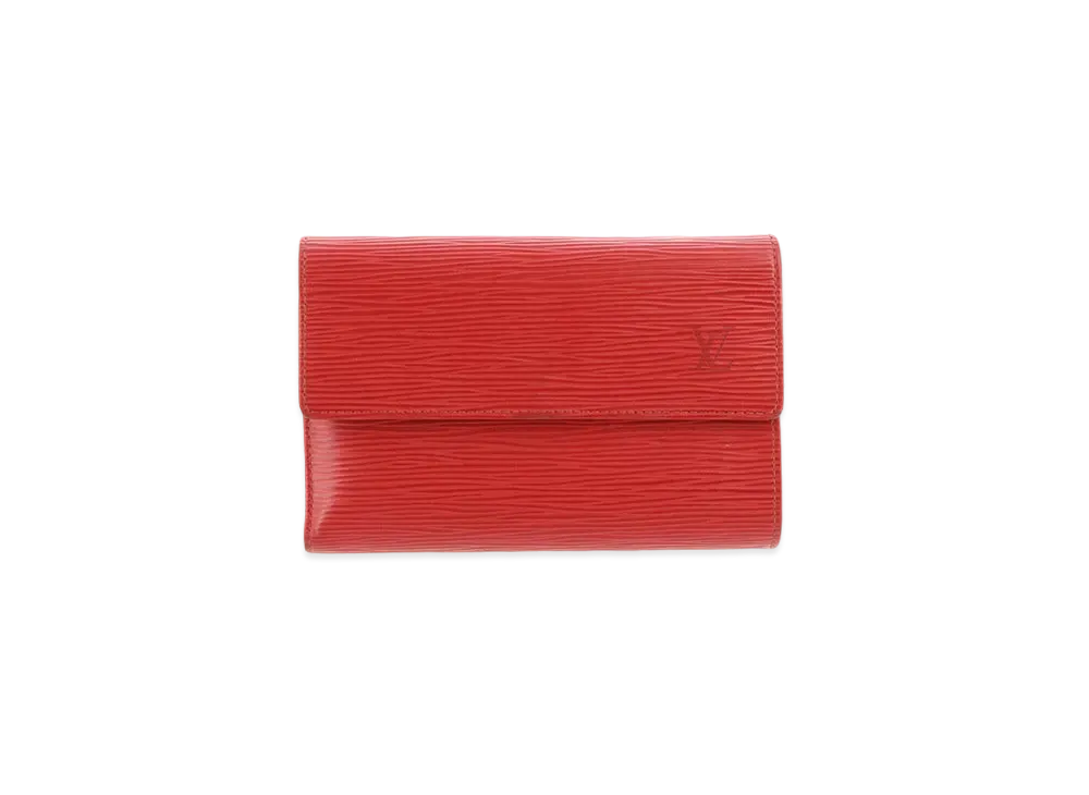 Louis Vuitton Epi Porte Tresor Etui Papier "Castilean Red"