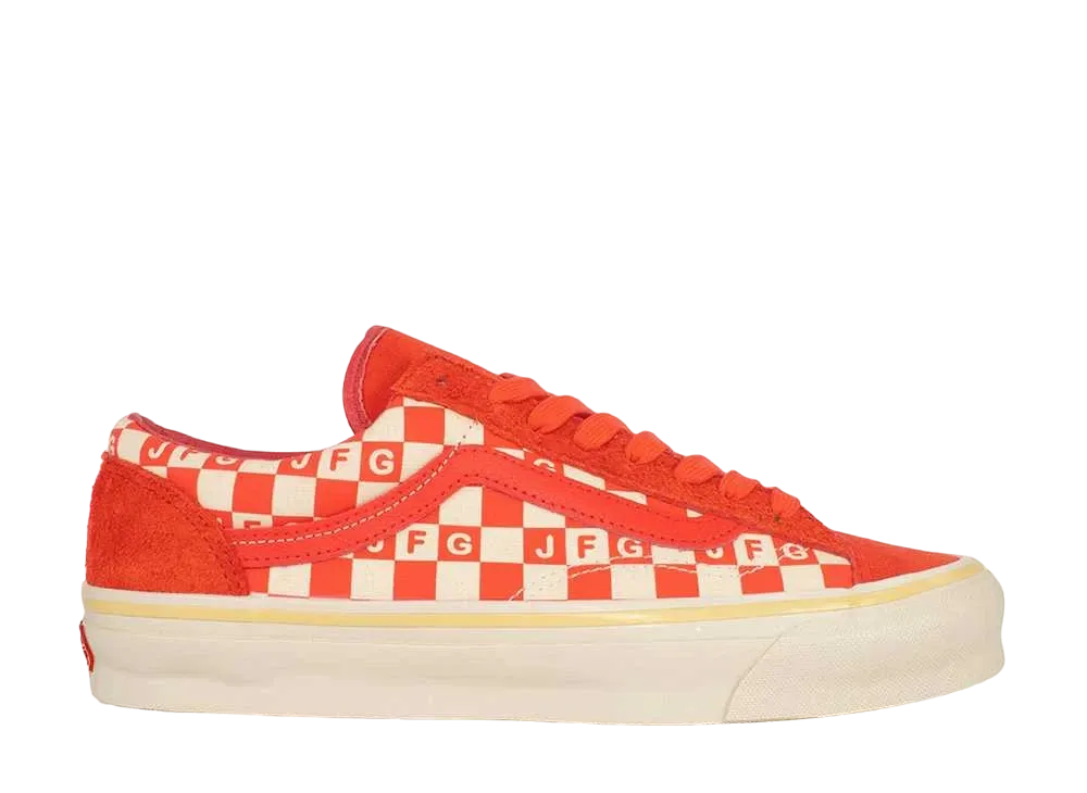 ジョー・フレッシュグッズ × バンズ ボールト OG スタイル 36 LX ザ ハニーレモン ステージ "レッド"