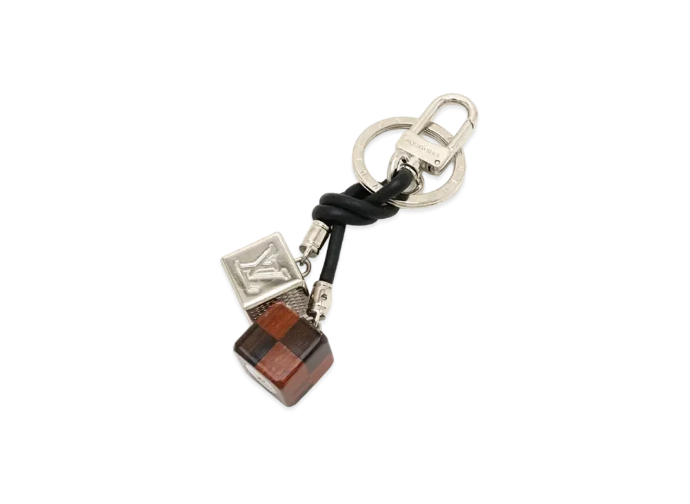 Louis Vuitton Cube Bag Charm And Key Holder Damier