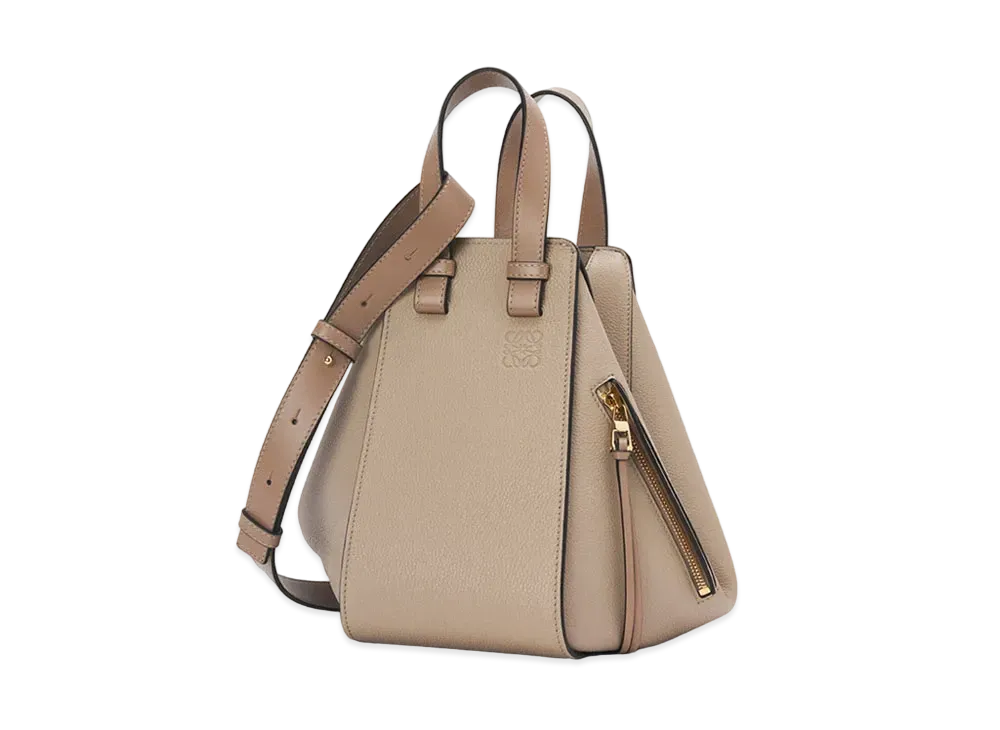 LOEWE Small Hammock Bag In Soft Grained Calfskin "Sand"