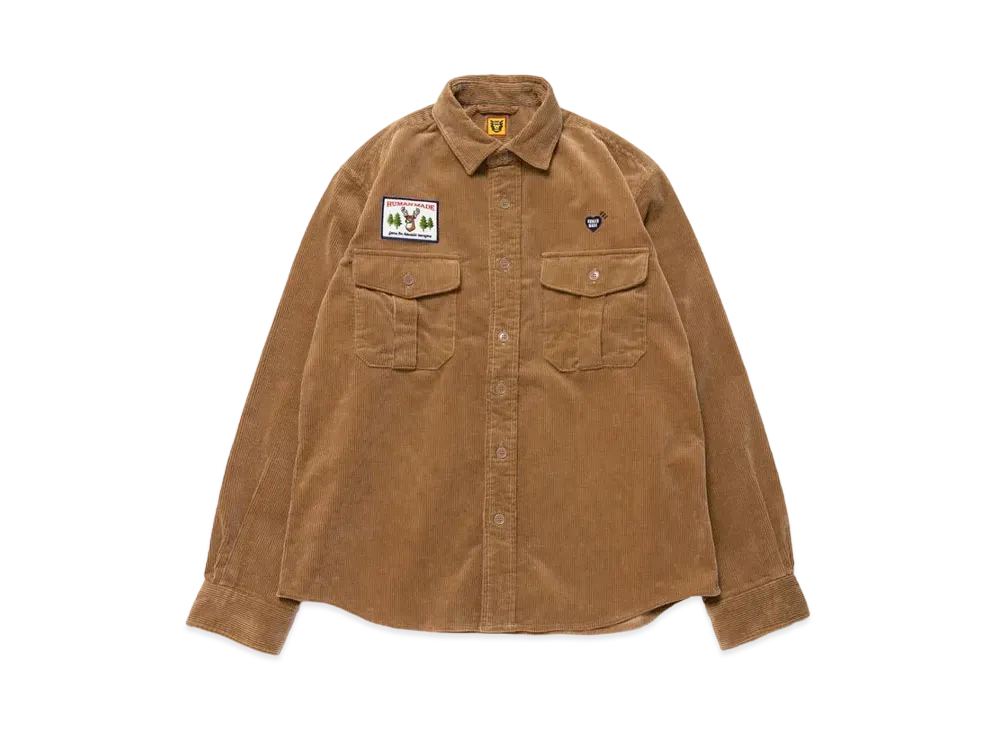 HUMAN MADE CORDUROY WORKSHIRT "Beige"